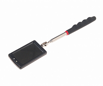 Зеркало ER-53036 телескопическое, прямоугольное, с подсветкой, с мягкой ручкой, длина 87,5см, 41.2х6